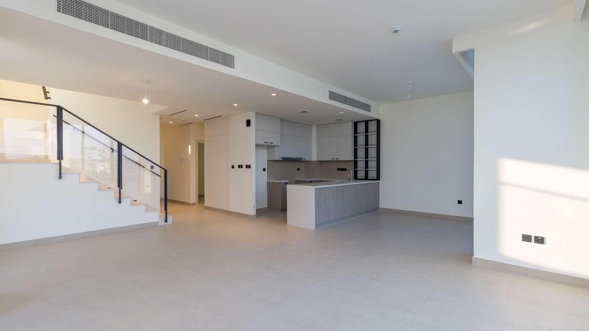 Modern kitchen in brand new villa, Dubai Hills Estate, Golf Grove, for rent