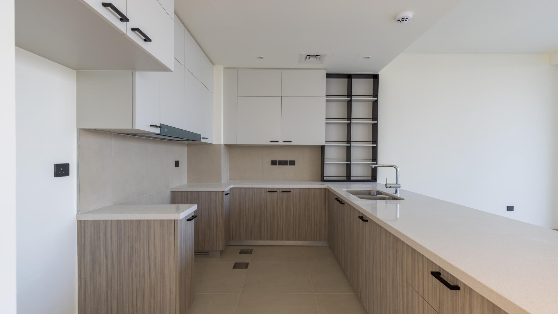 Brand new villa exterior on corner plot in Golf Grove, Dubai Hills Estate for rent