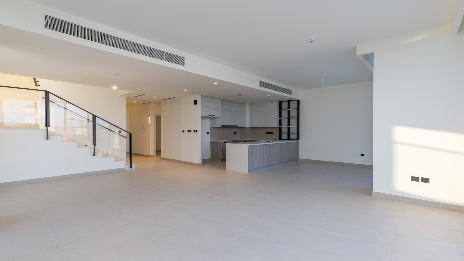 Brand new villa exterior in Golf Grove, Dubai Hills Estate, available for rent