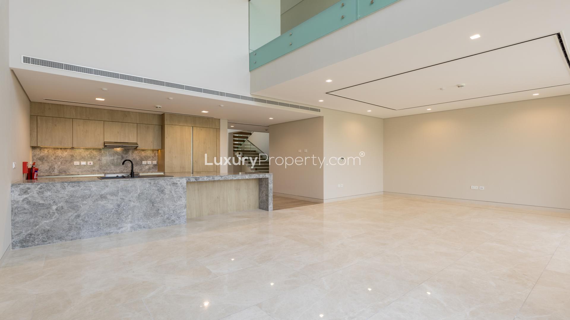 Luxury villa with full sea views on Jumeirah Bay Island, available for rent now