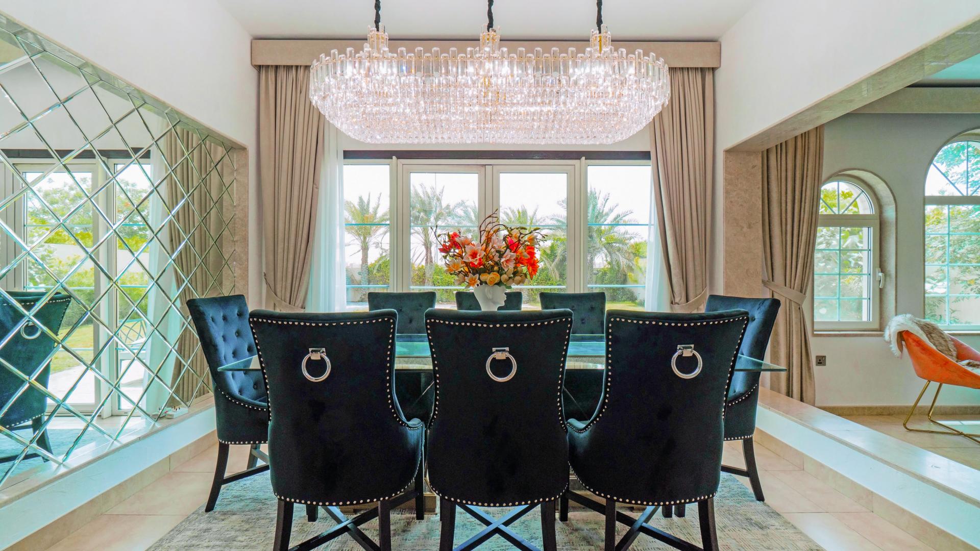 Balcony view of furnished villa for rent in Legacy, Jumeirah Park community