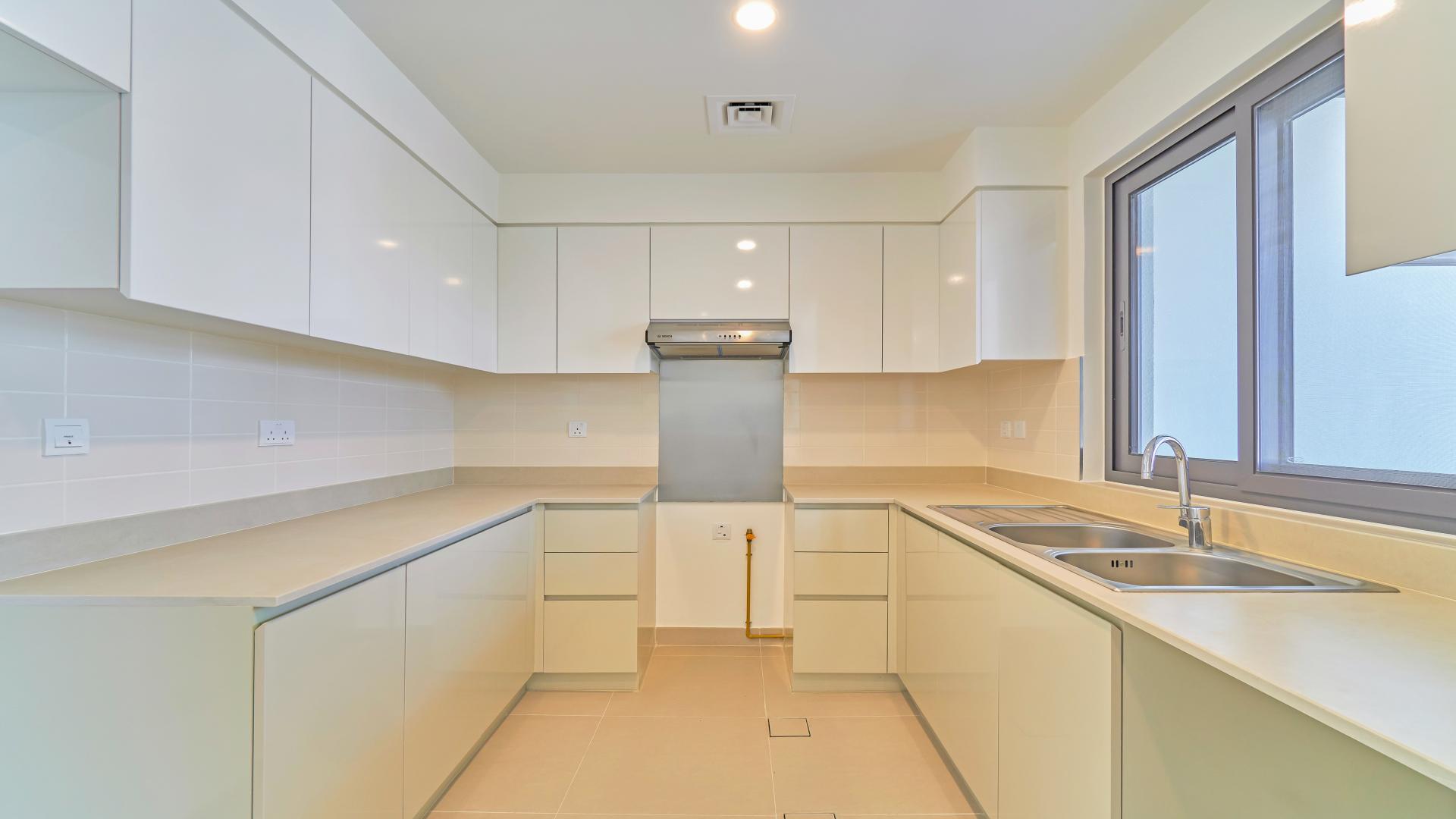 Modern 3-bedroom villa exterior in Maple at Dubai Hills Estate, available for rent