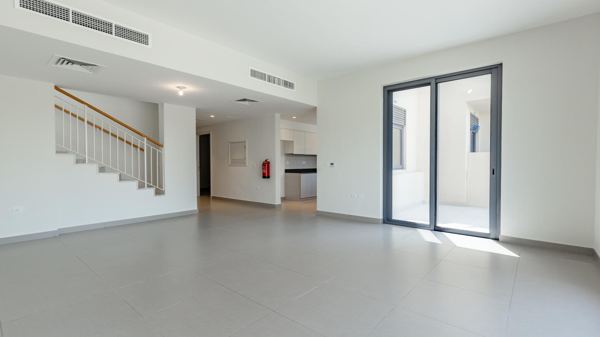 Luxury 3-bedroom villa exterior in Maple 2, Dubai Hills Estate for rent