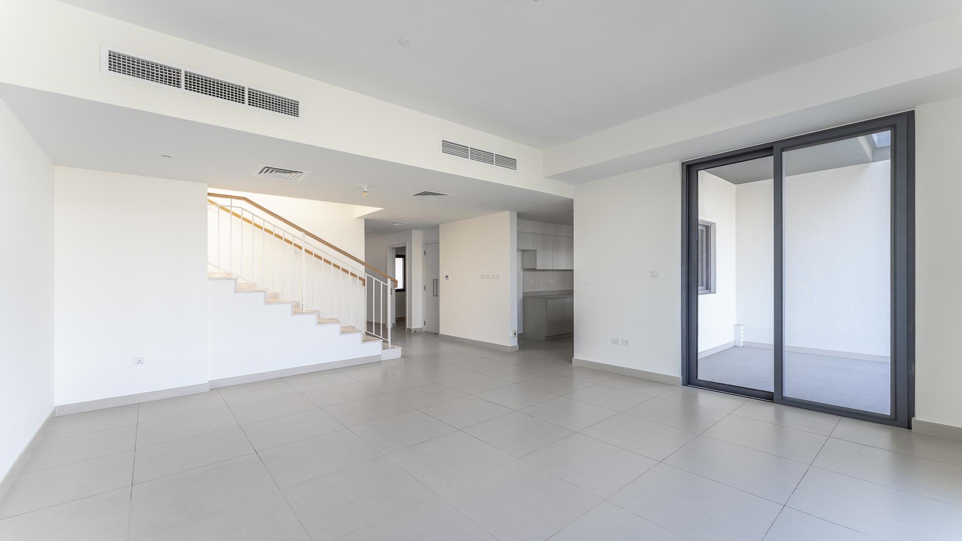 Vacant villa interior with open-plan layout in Maple, Dubai Hills Estate
