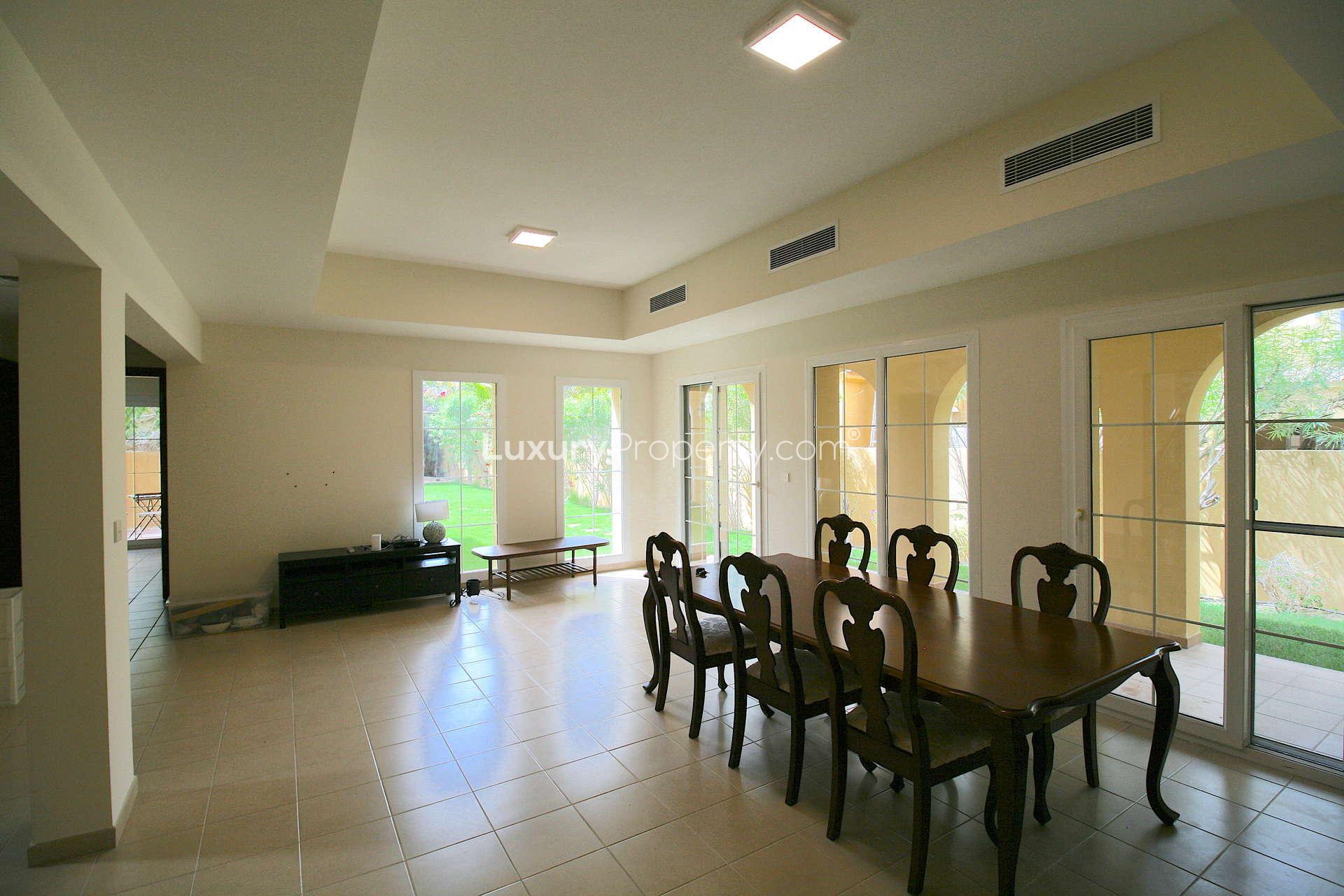 Spacious bedroom in Type A Villa, Palmera 2, Arabian Ranches, available for rent