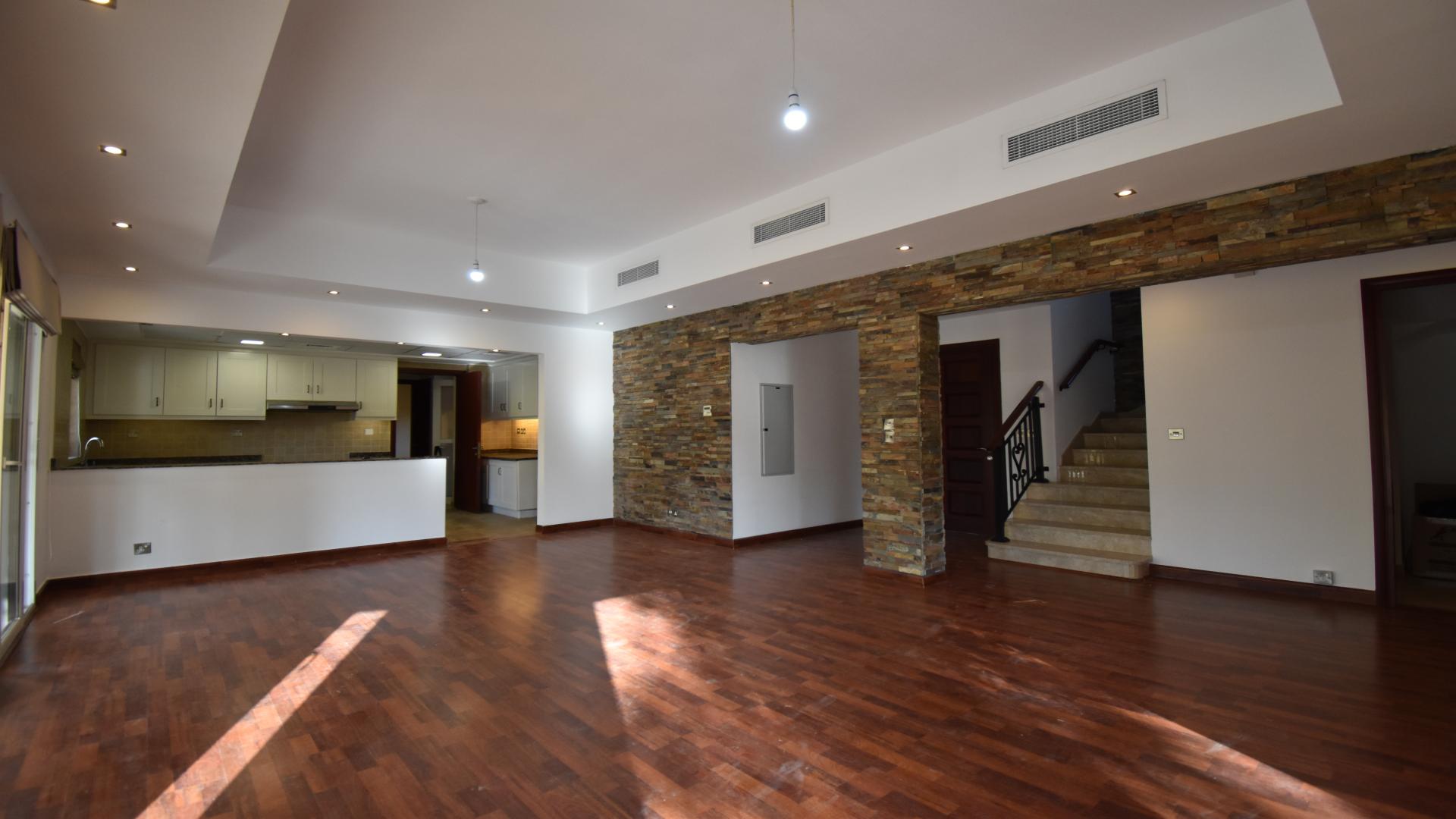 Spacious living area in three-bedroom A-Type villa, Palmera, Arabian Ranches for rent