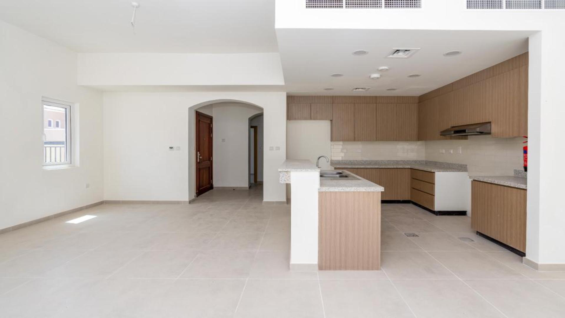 Modern kitchen and living area in Amaranta villa, Villanova, available for rent
