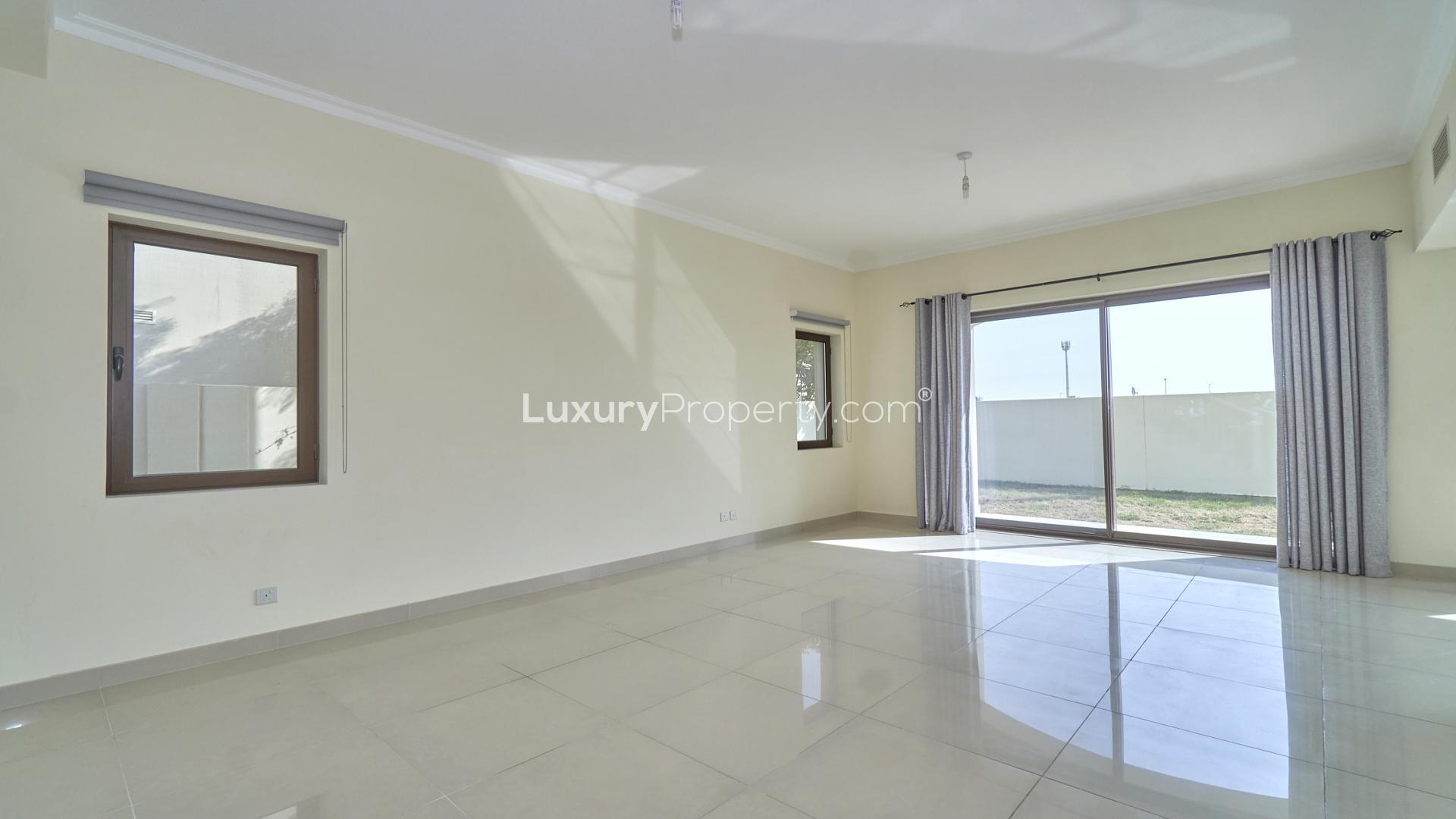 Elegant 3-bedroom villa exterior in Samara, Arabian Ranches II, available for rent