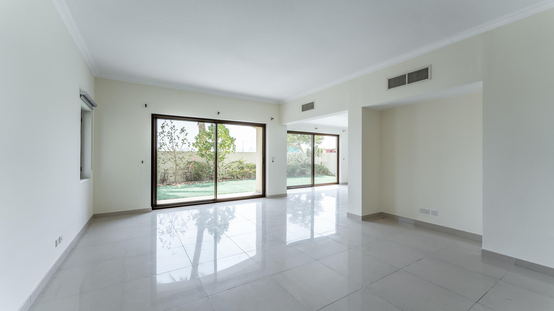 Luxurious villa exterior with garden in Samara, Arabian Ranches 2 for rent