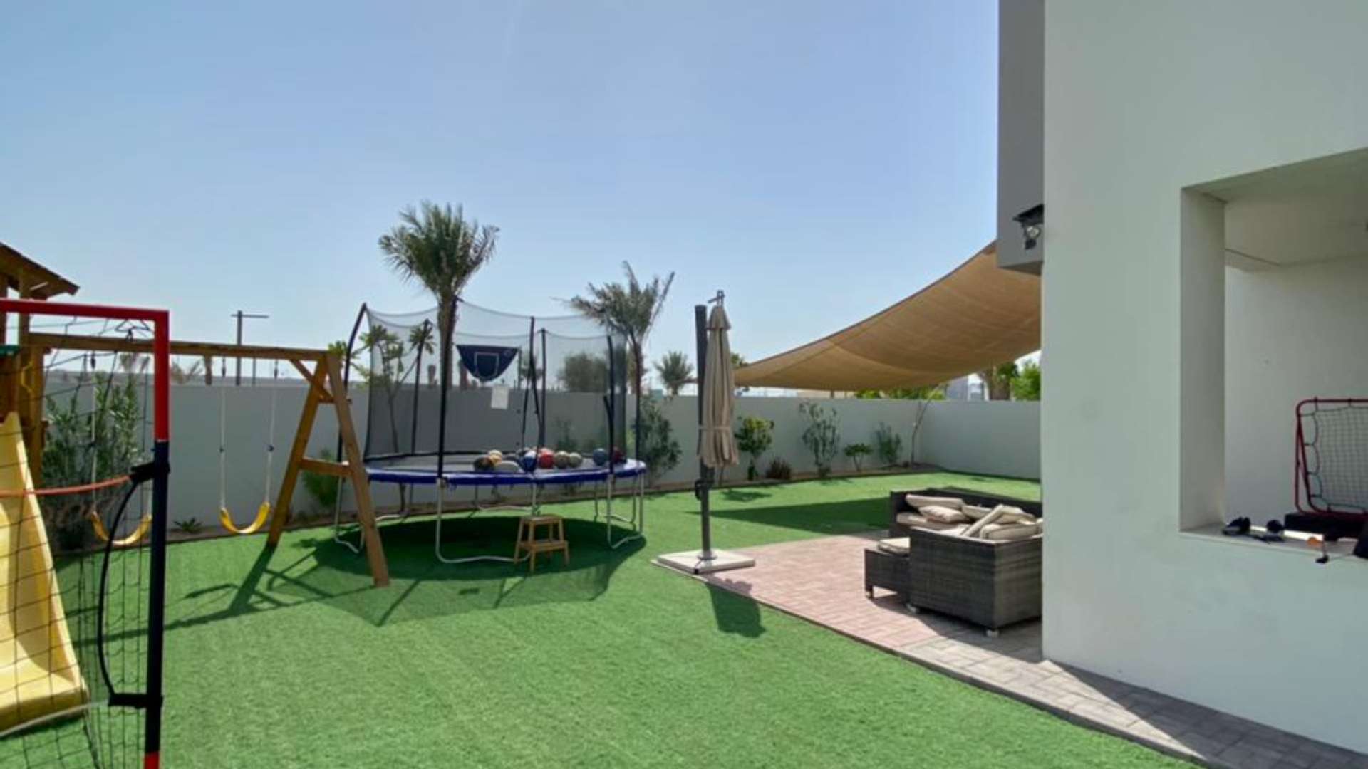 Elegant 3-bedroom villa exterior in Sidra, Dubai Hills Estate, available for rent