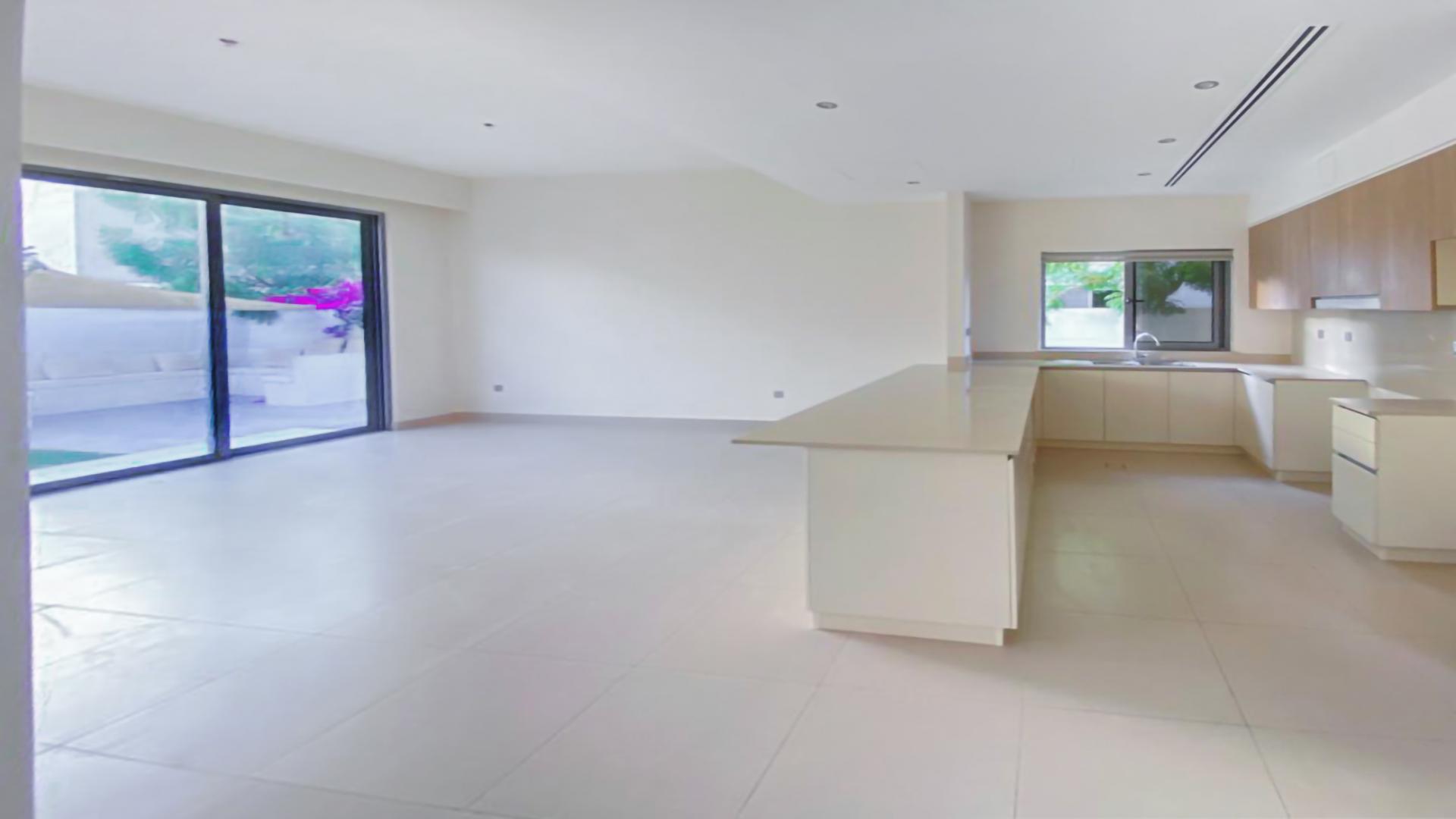 Modern 3-bedroom villa exterior in Sidra, Dubai Hills Estate, available for rent