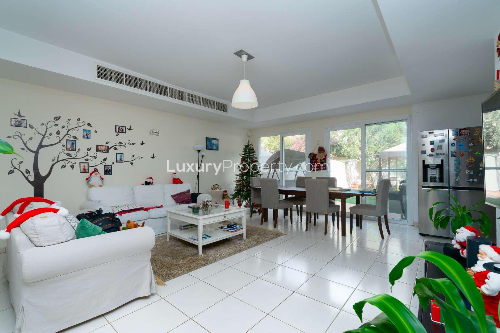 Spacious bedroom in Type 3M villa, Springs 11, Emirates Living, with modern decor