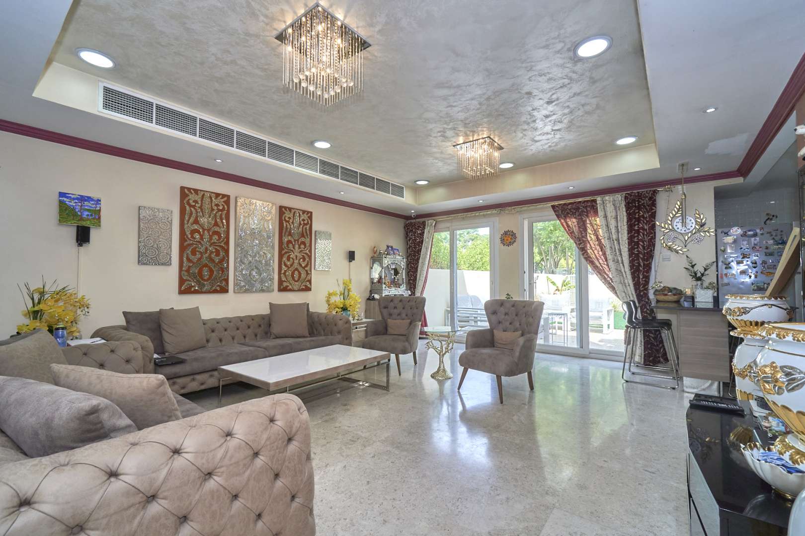 Basketball court near upgraded 3M villa for rent in Springs 7, The Springs