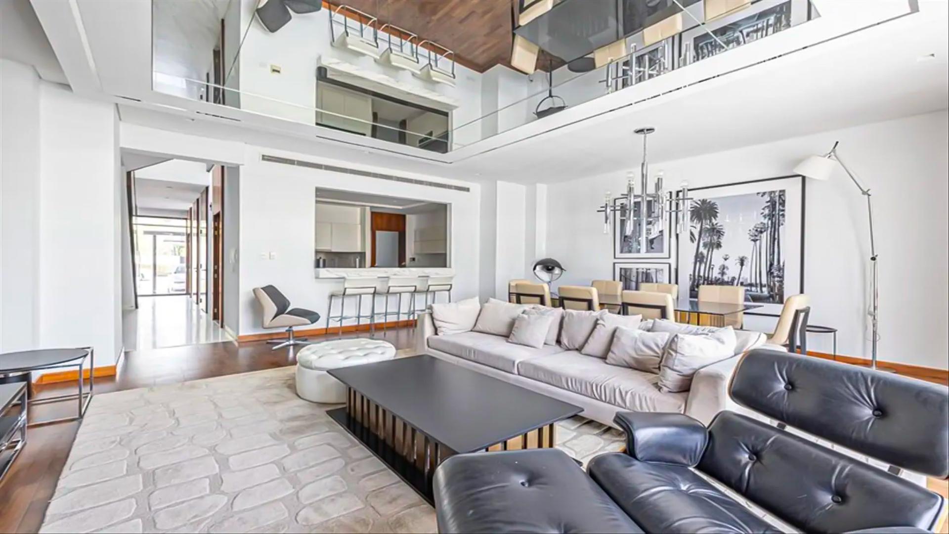 Modern villa exterior in Picadilly Green, DAMAC Hills, available for rent