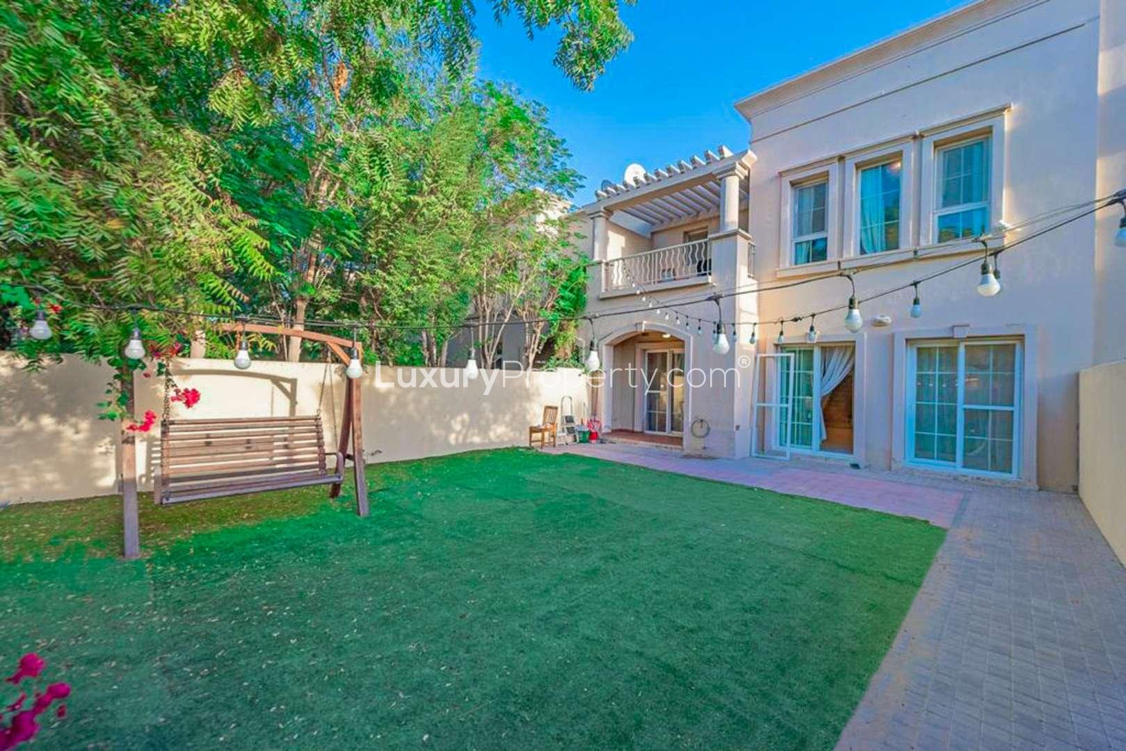 Upgraded modern kitchen in 3-bedroom villa, The Springs, Dubai for rent