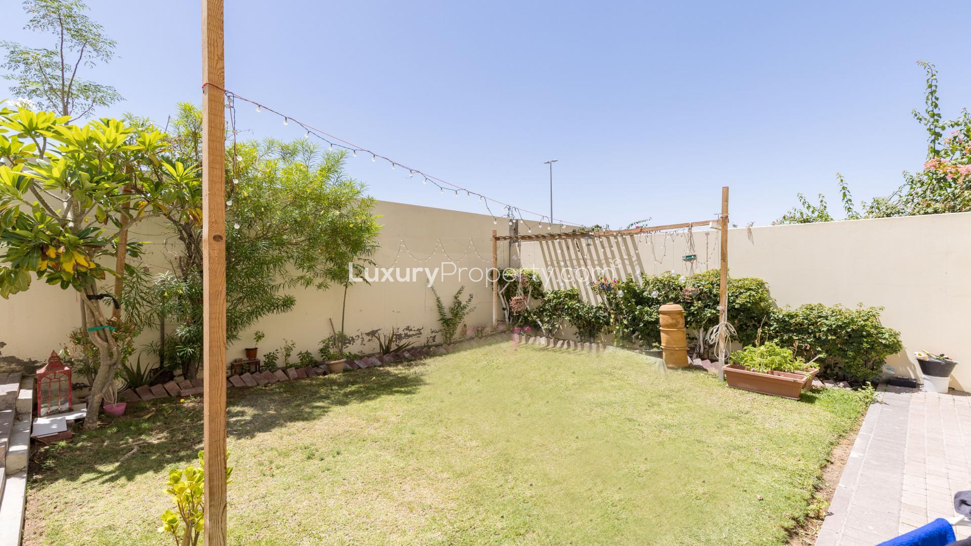 Modern living room in Springs 3 villa, featuring cozy seating and elegant decor