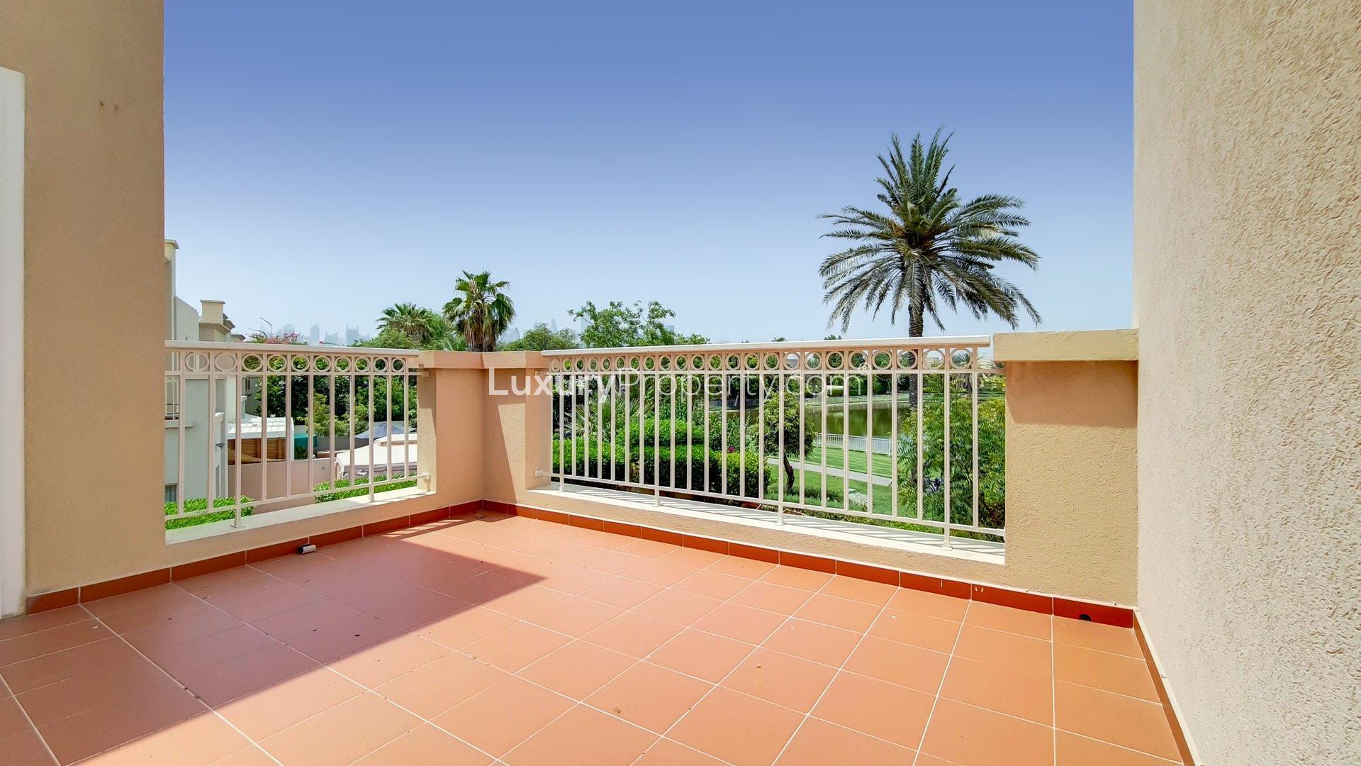 Bright living area with garden view in Type 1E villa, The Springs
