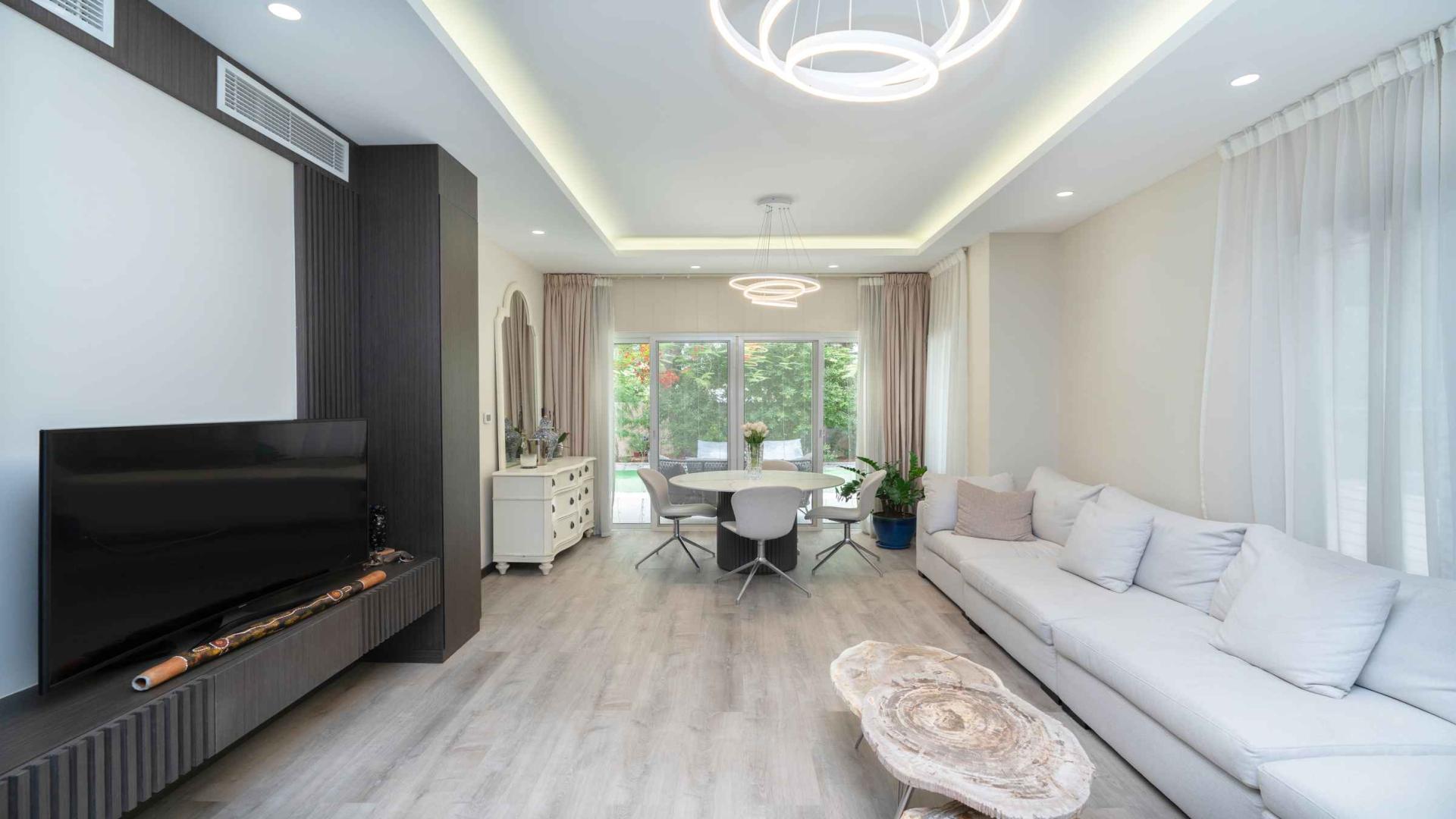 Outdoor spa area with hot tub and sauna at upgraded villa, The Springs 2