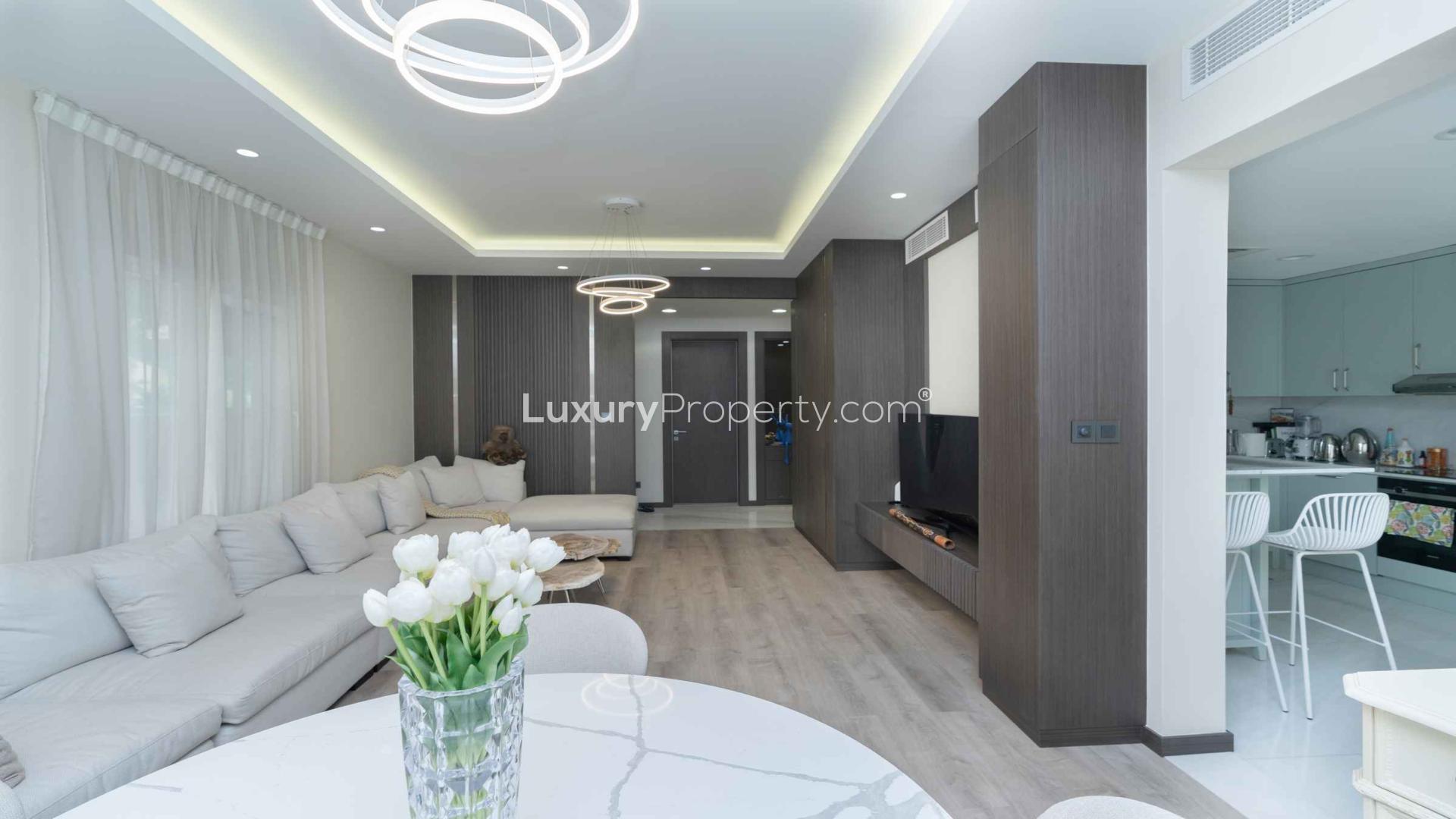 Fully furnished living room in upgraded 3-bed villa, The Springs, Springs 2, for rent