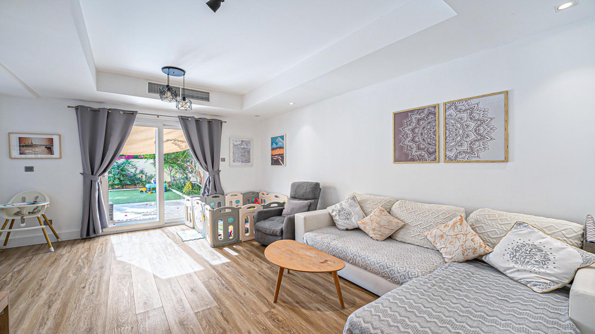 Exterior view of 2-bed luxe villa in The Springs, Emirates Living, for sale