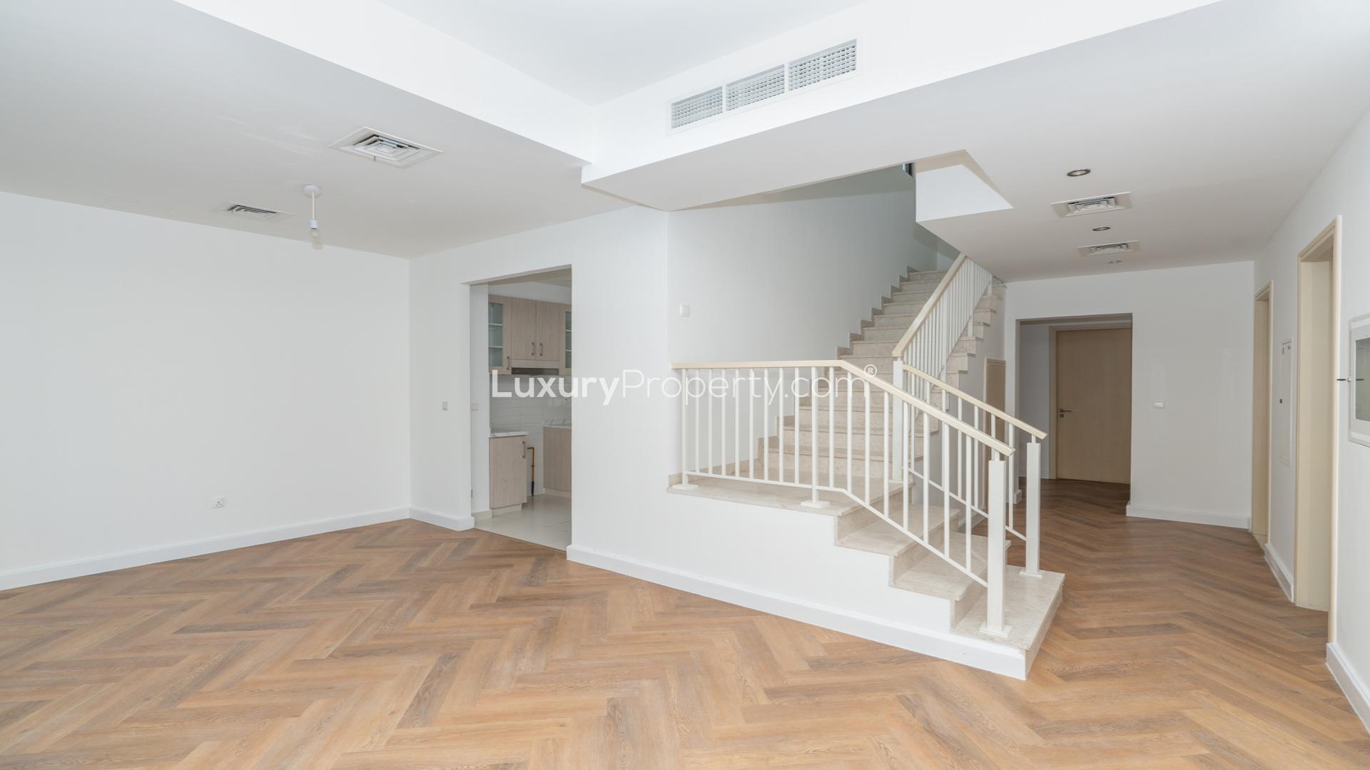 Vastu-compliant 3-bed villa exterior in Mira Oasis 3, Reem Community for sale