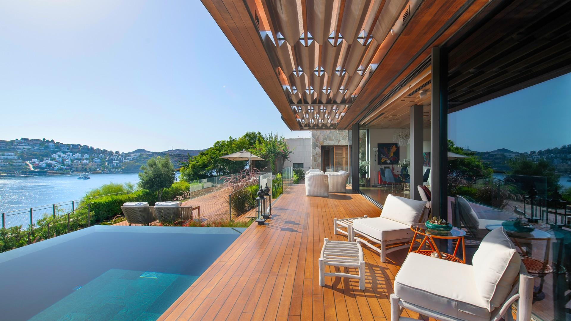 Luxury villa with open terrace and pool at The Ritz-Carlton Bodrum, for sale