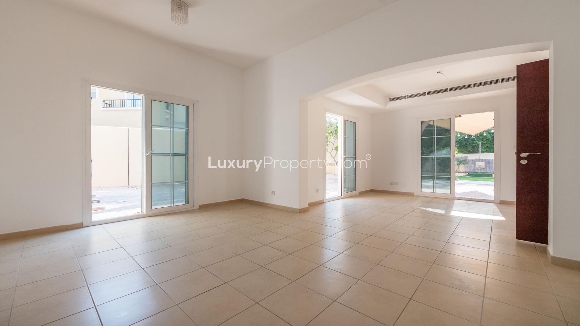 Front view of 3-bedroom Type 2E villa in Al Reem, Arabian Ranches for sale