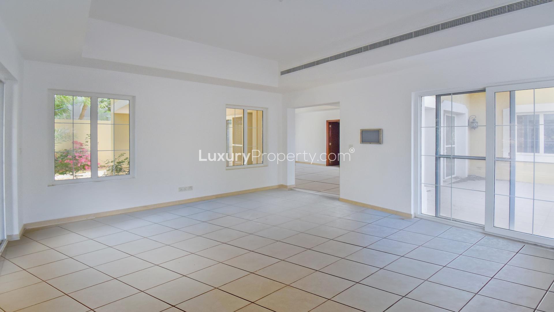 Spacious living room in Alvorada Type A1 Villa, Arabian Ranches, for sale