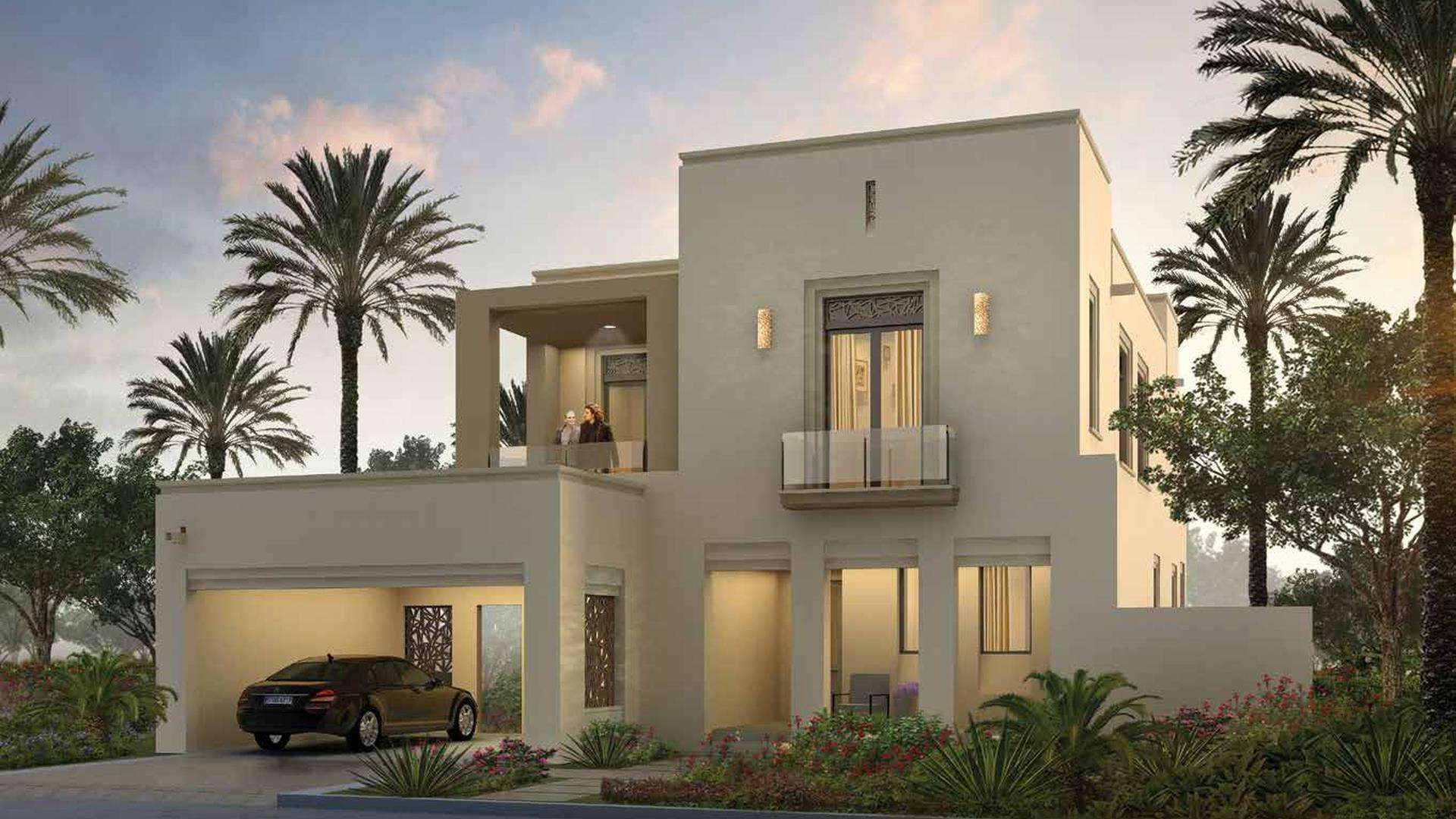 Map of Arabian Ranches 2, highlighting villa locations and golf course proximity