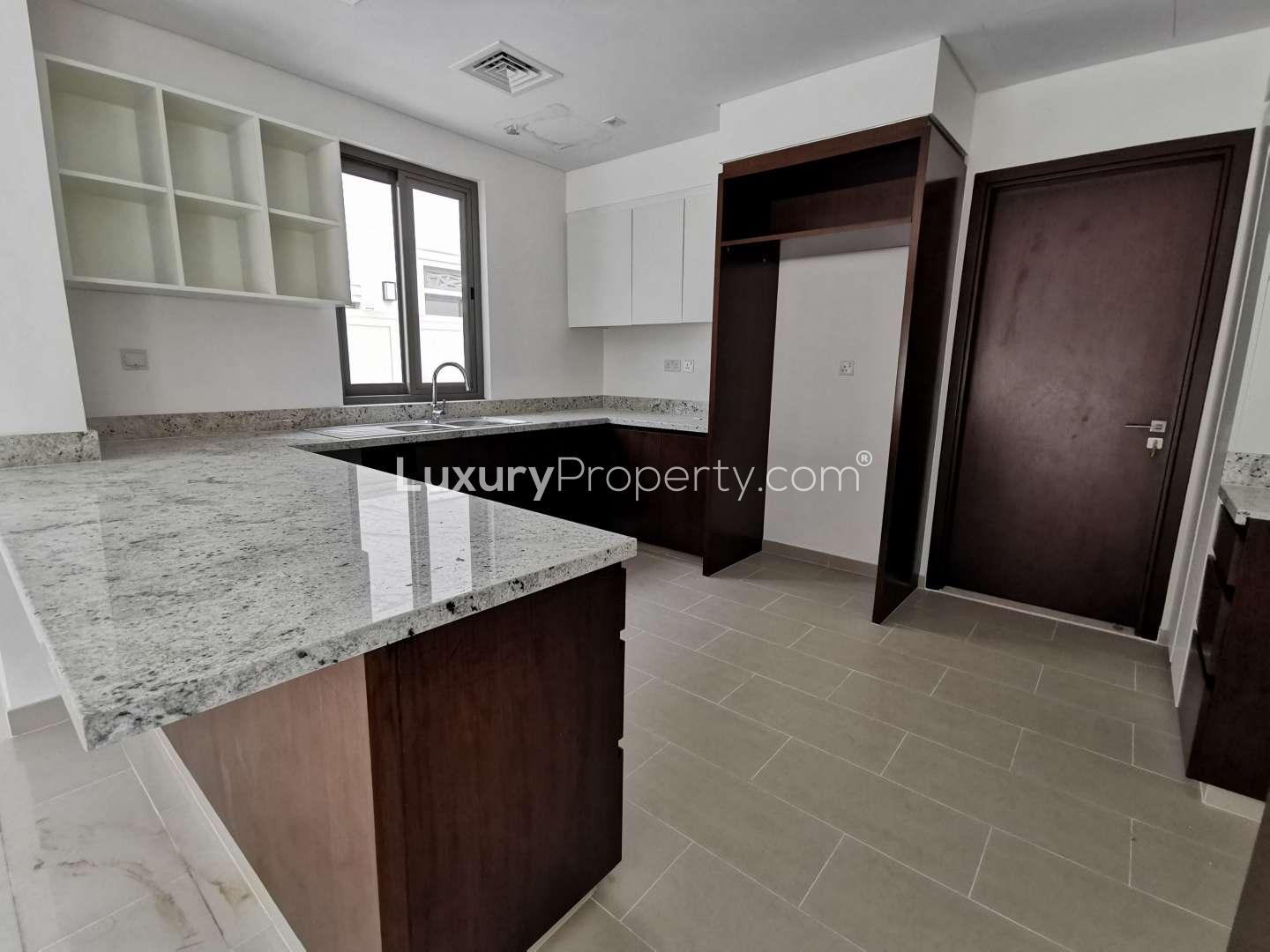 Bright kitchen and living area in 3-bedroom villa, Azalea, Arabian Ranches 2 for sale