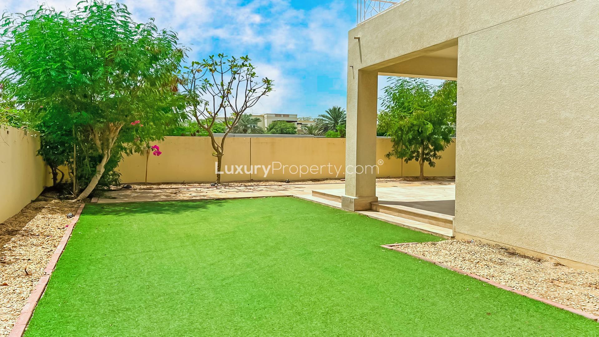 Spacious garden view of Type 5 villa in Deema, The Lakes community for sale