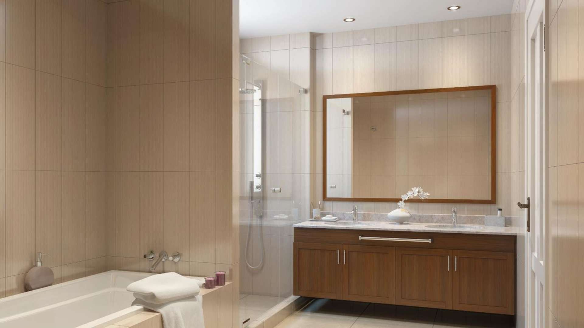 Elegant living room in 3-bedroom villa, La Quinta, Villanova, with modern decor and garden view