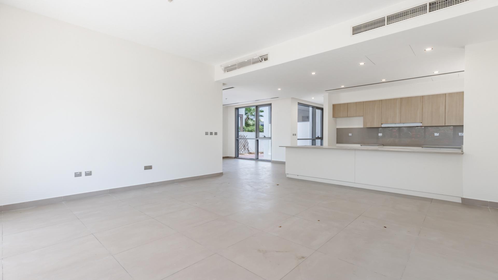 Expansive 3-bedroom Sidra Villa exterior with lush garden, Dubai Hills Estate for sale