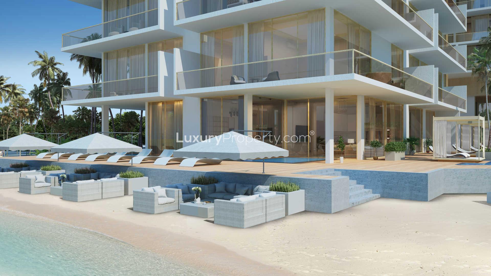 Luxurious beachfront villa at Serenia Residences, Talpe Galle, Sri Lanka with ocean views