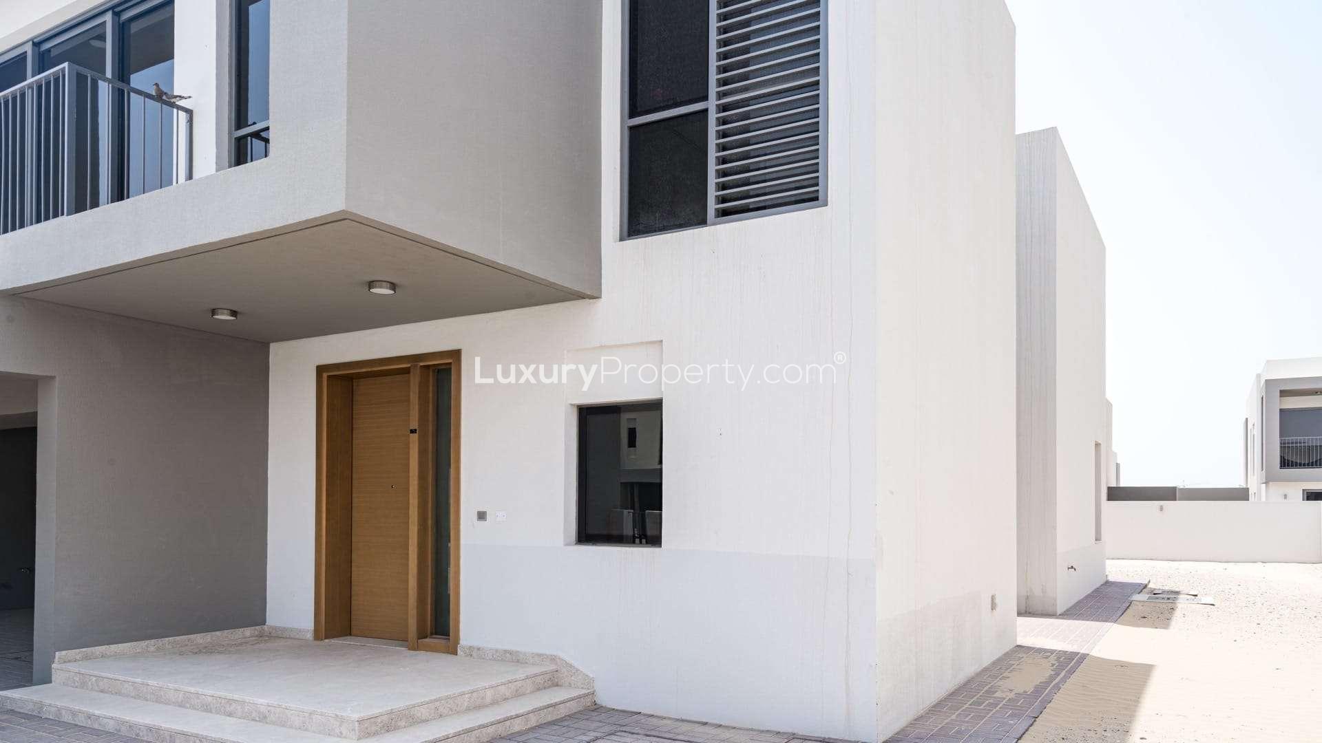 Stunning 3-bedroom villa exterior in Sidra, Dubai Hills Estate, for sale