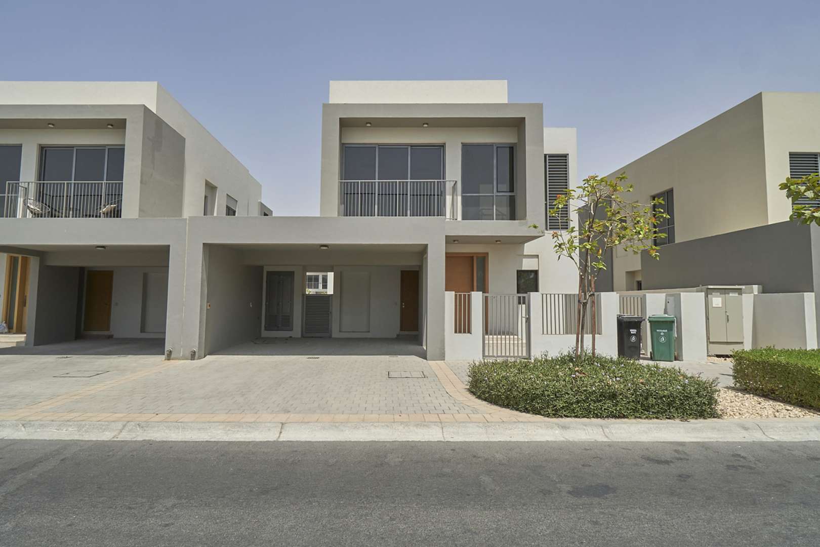 Bright empty room with large windows, Sidra Villas, Dubai Hills Estate, for sale