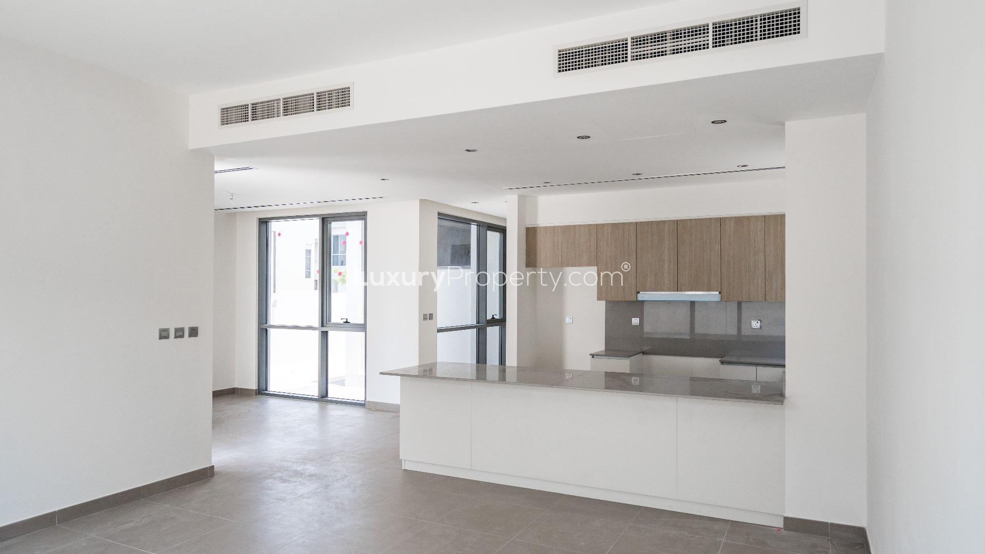 Modern 3-bedroom villa exterior in Sidra Villas, Dubai Hills Estate for sale