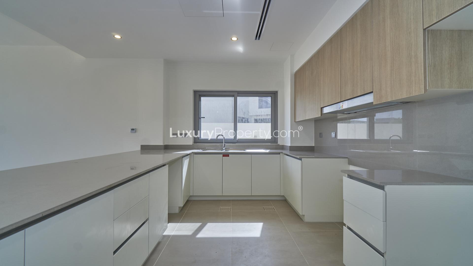 Modern staircase in 3-bedroom villa, Dubai Hills Estate, Sidra Villas, for sale