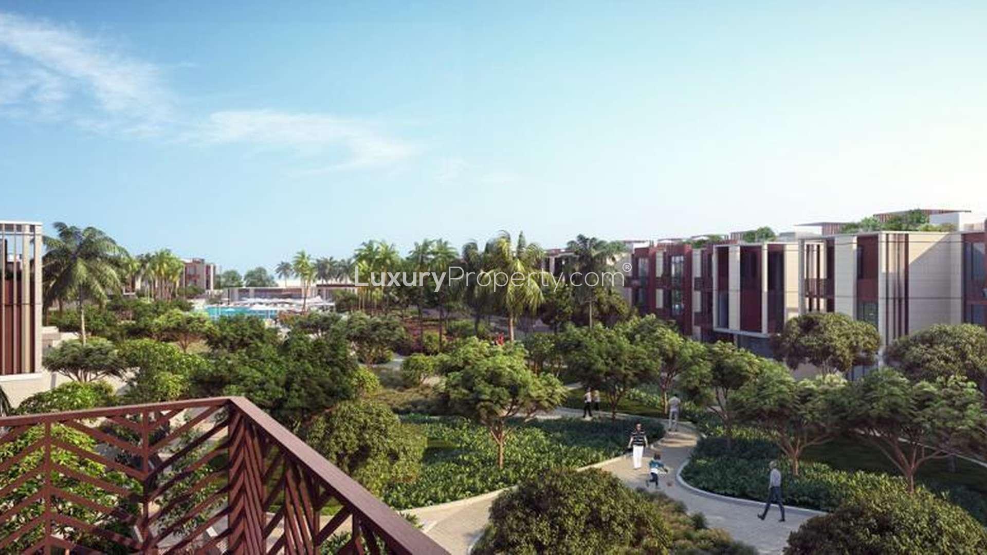 Floorplan of 3-bedroom townhouse for sale, Villa Amalfi, Jumeira Bay Island, Jumeirah