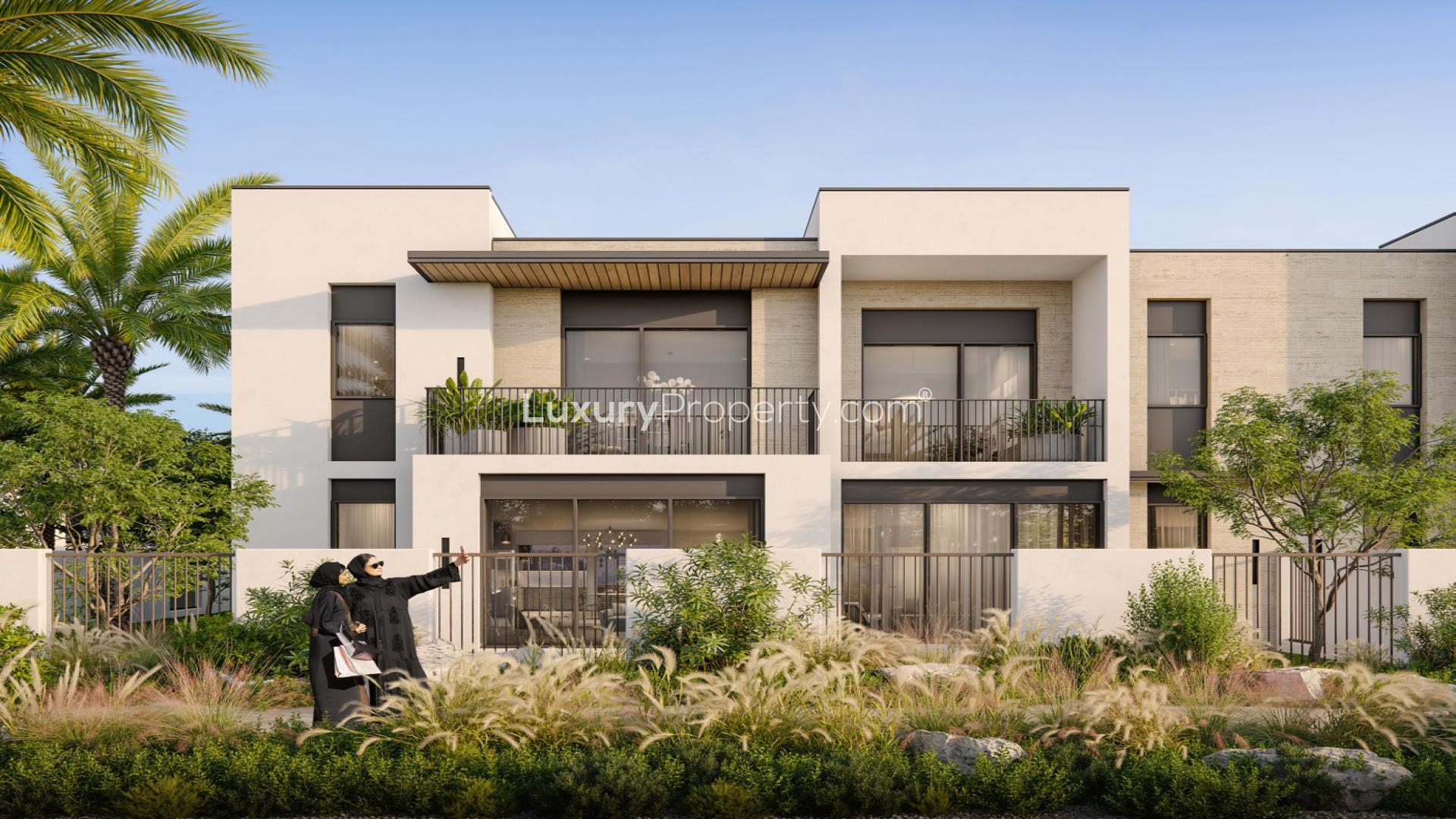 Modern living area in high-end 3-bedroom villa, Anya 2, Arabian Ranches III