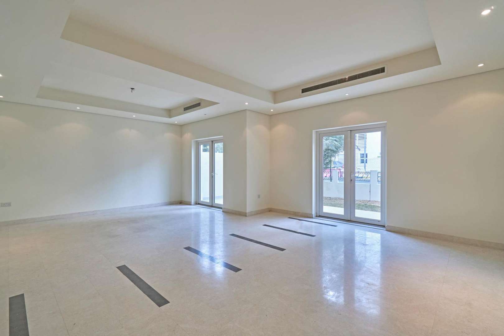Exterior view of spacious townhouse for short-term rent in Al Furjan, Dubai