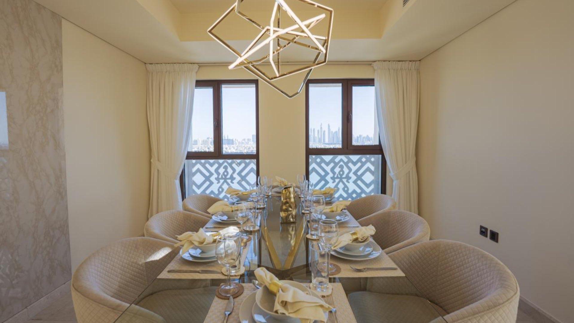 Penthouse view of Palm Jumeirah skyline and sea, Kingdom of Sheba community