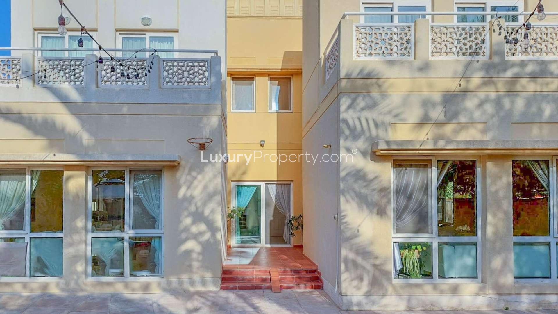 Luxurious living room in Meadows 9 villa with elegant decor and natural light