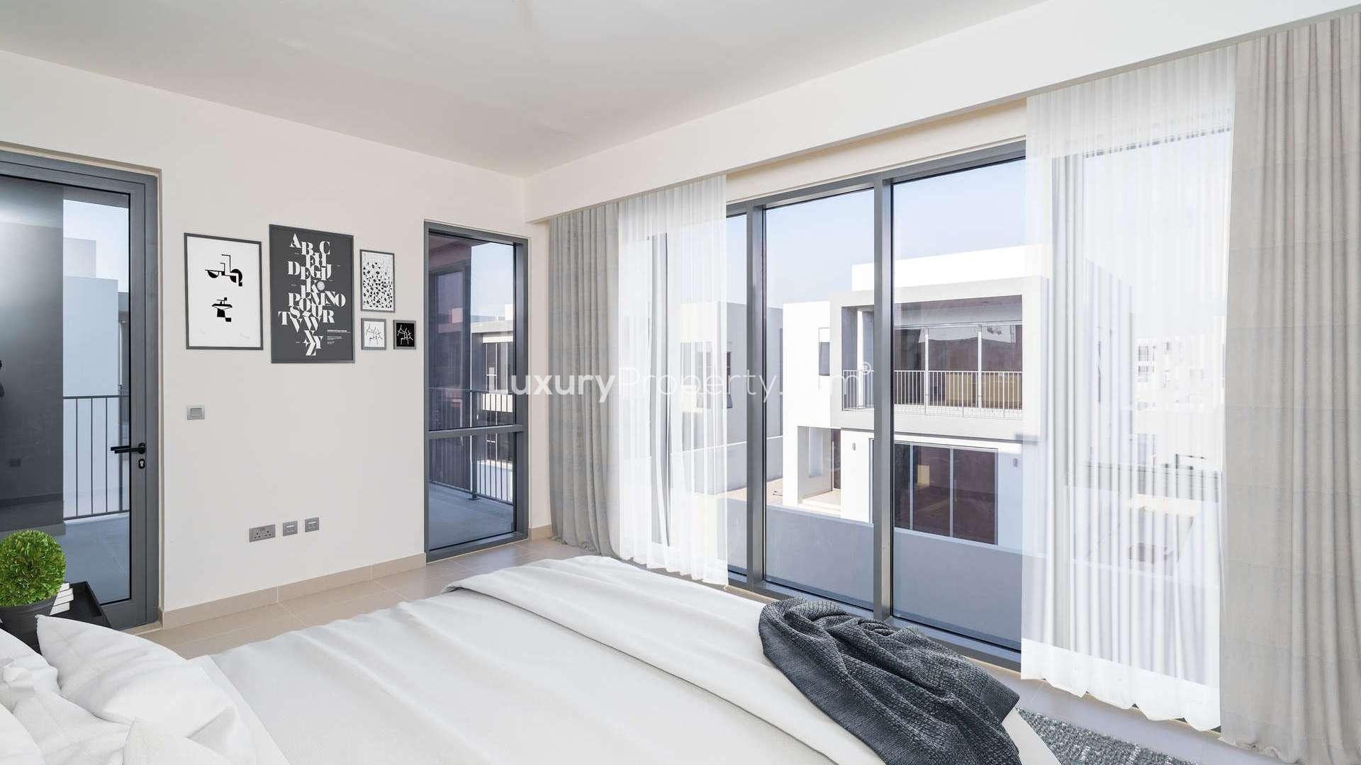 Modern kitchen in E3 Villa, Sidra III, Dubai Hills Estate, featuring sleek design and appliances