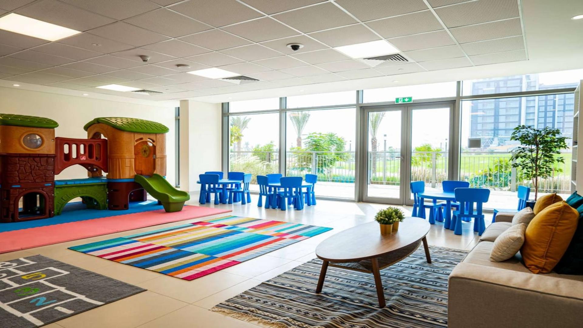 Spacious Dubai Hills Estate duplex apartment with terrace overlooking lush park and community views