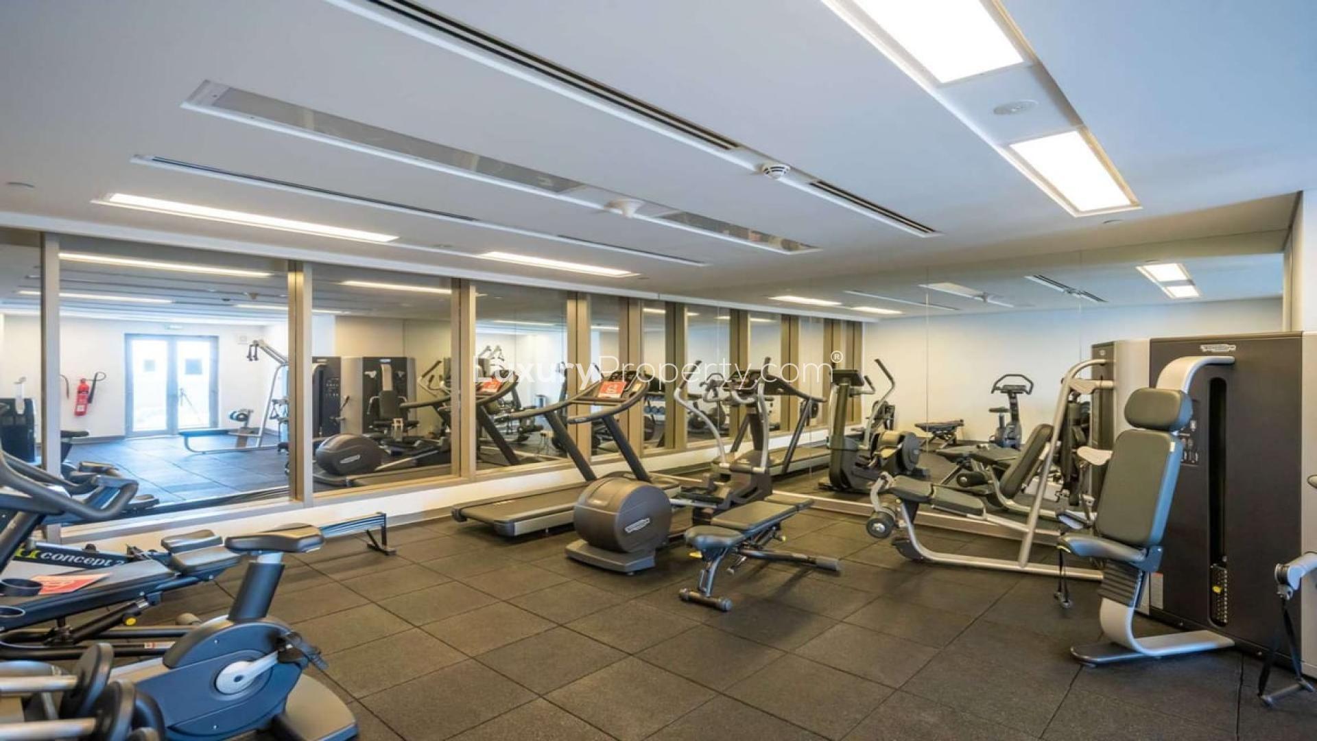 Modern kitchen and dining area in City Walk duplex apartment, Dubai, Building 13A