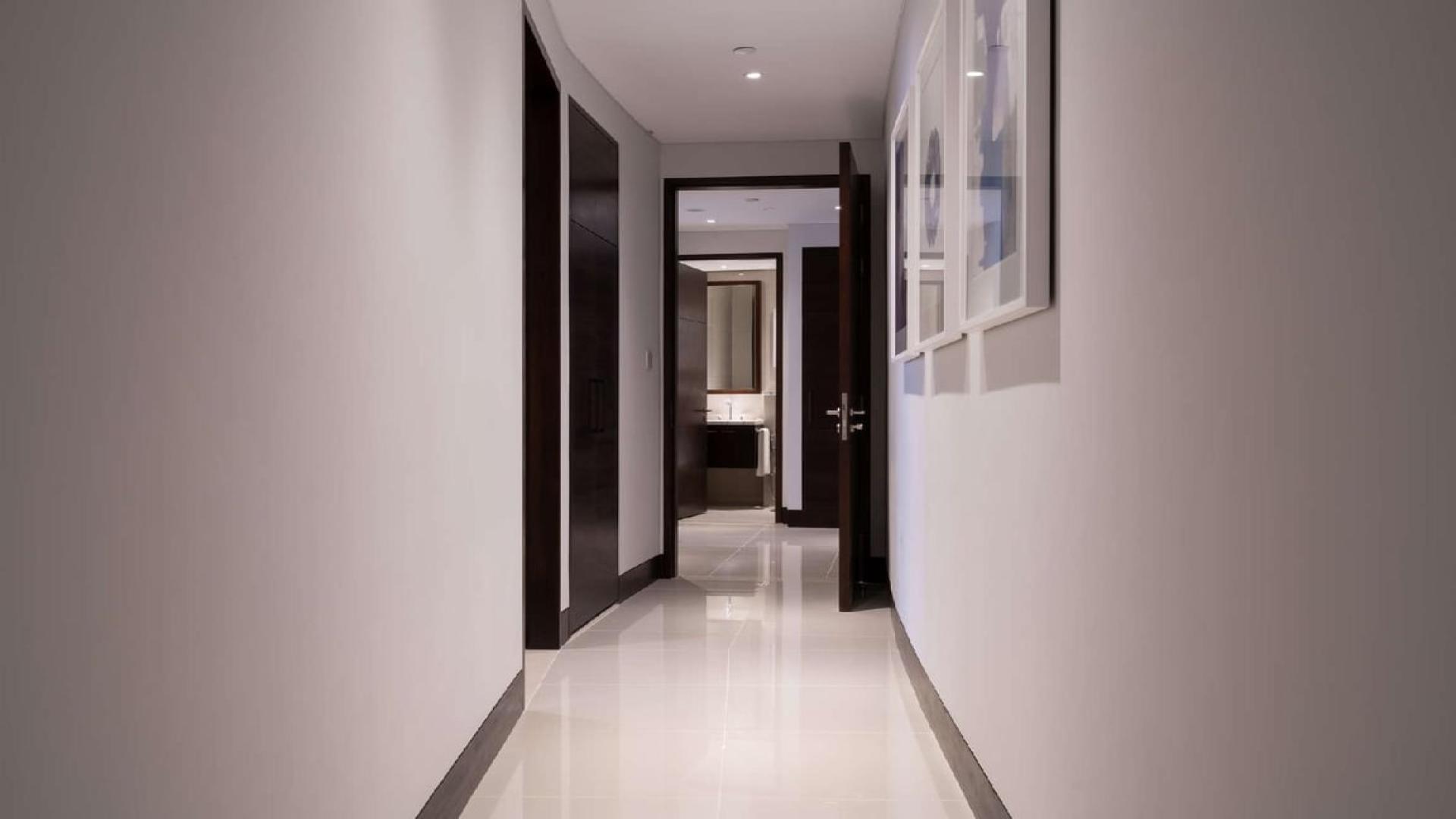 Hallway in luxury apartment at The Address Sky View Towers, Downtown Dubai