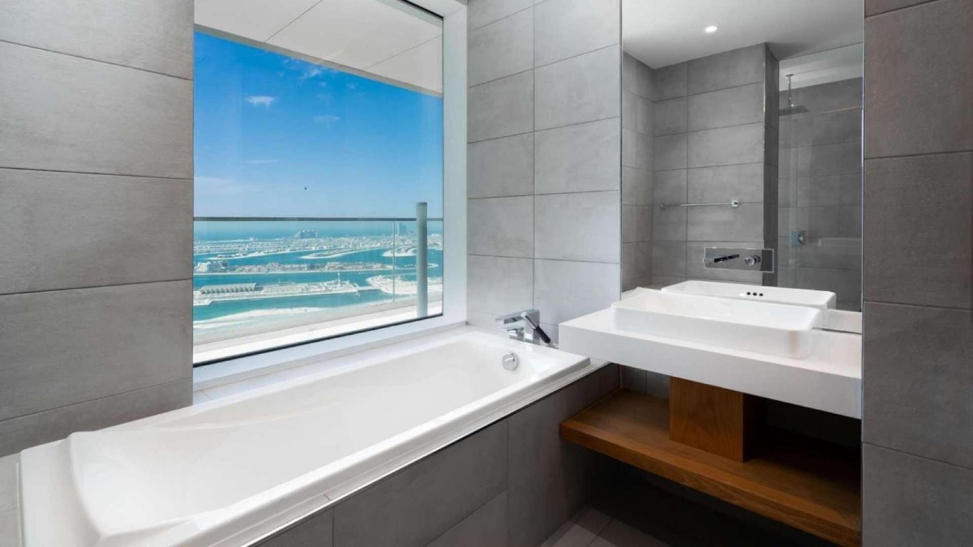 Luxury sea view from 4-bedroom apartment balcony at 1 JBR, Jumeirah Beach Residence