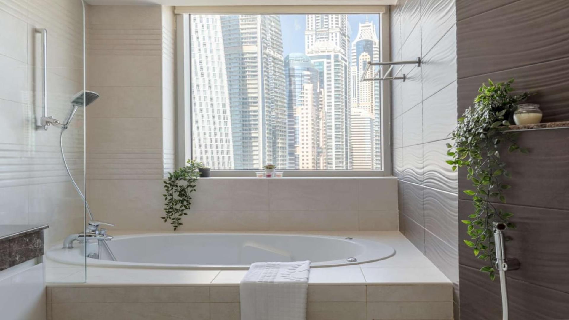 Luxurious living room in 4-bedroom duplex penthouse, Dubai Marina, Marina Terrace