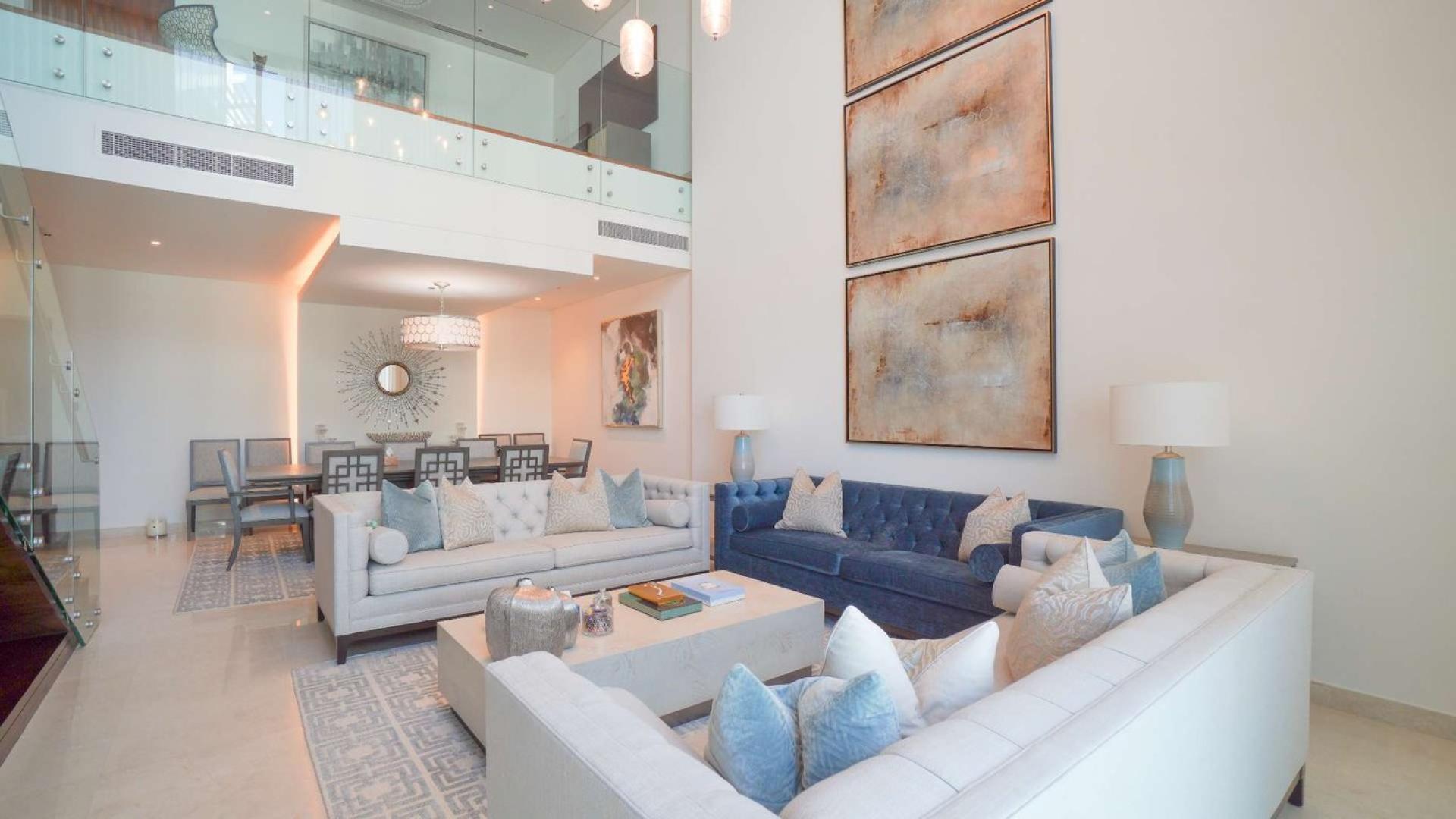 Aerial view of Dubai Marina skyline near Marina Gate penthouse for sale